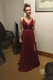 I bought this dress for my Prom. But postponed because of the virus! Still it's lovely to try on  everyone says how lovely it is. - Millie C.