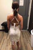 This dress is great, it is a little big on me but I like how the straps are adjustable so I can tighten it to my liking. The adjustable straps make it fit for the most part, just the waist is a little big. Great quality and fit overall, I really like it! - Megan K.