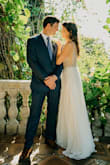 I knew from the moment I saw this dress online that I wanted it for my wedding. It was the first and only wedding dress I ever tried on. It was beautiful and wonderful in every way. I am 5 ft 5 and wore about 1.5 inch heals- for ZERO alterations! The straps were a little loose but I didn't mind for the price! - Lisa R.