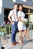 Absolutely loved this dress to wear on my special day! Great quality in material and the heels were the perfect match. - Aracely S.