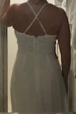 Beautiful , flowing dress with delicate lace on top. Will be using for my beach wedding! - Christine B.