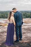 This was my very first purchase from Lulu's and I fell in love with this dress. I used this in my engagement pictures and got sooo many compliments. It fit perfectly, the back was a little difficult as first, and it is super long (I was in flats) but I love this dress so much. - Heather H.
