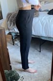 I was excited about these because of all the great reviews, but they did not fit me well at all. I have bigger thighs and a smaller waist so I ordered a medium so they wouldn't be too tight on my legs. They ended up fitting my thighs okay, but they were way too big around my waist and they were a pretty awkward length for someone who has fairly long legs. - Taylor P.
