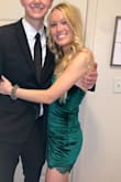 Wore this to a winter formal and it was perfect. Great quality and great fit. I have a really small bust so just had to make sure the dress stayed up but it was perfect! Loved the little lace on the side too! - Sarah S.