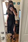 New favorite dress! It's beautiful and comfortable. Wish they had a couple more color options as I'd love this in emerald green or a dark purple. I tried the rose colored dress in this style but unfortunately, the color just washed me out. - Molli B.