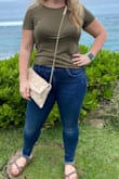 This top is so comfortable and flattering with a little bit of sexy! - Sarah O.