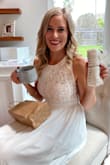 I bought this dress for my bridal shower and absolutely LOVED it! I received compliments all afternoon on how great I looked in the dress! The length was perfect if you wear heels, otherwise it would be too long on me. - Nicole M.