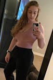 I love, love, love this top! I have pretty big boobs and this top compliments them without letting them spill out all over the place. I also think it makes them look a little smaller, which I like. That being said, you can't wear a bra with it because it has a low back, but I honestly thing the shirt holds up well without one. If the straps are too long you are able to tia them tighter so that's a plus! It's also SUPER slimming! I highly recommend this top! The fabric is super soft as well. All around, 10/10. - Abby O.