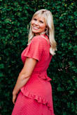 This dress was beautiful. I loved the color and length. I did however have to get this altered in the chest area because it was way too big. But once it was altered it was perfect. - Maddie B.