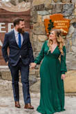 I wore this dress for my engagement photos and it was perfect. I got soo many compliments and the green color is just stunning. I tried half a dozen dresses, but none compared. I felt beautiful in this dress and also comfortable while hiking through snow in frigid weather at Glacier National Park in early March. - Emily S.