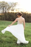 My fiancé and I eloped during the corona virus pandemic. This dress made me feel like a real bride. I did have to adjust the straps a bit because the bust sat a little low on my, but overall it was perfect. I've gotten so many compliments on my pictures. Loved this dress!! - Taylor F.