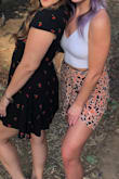 You need this top in ALL colors! I have it in a medium in the mint and red color. I originally bought it in a small in white. However with the small it was a little more cropped than I wanted it to be. I have to wear pretty high waisted stuff to be comfortable in the small. The medium is perfect! - SHANNA N.