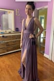 Purchased for junior prom and absolutely love it !!
the size chart showed I was in-between a small and a medium and I often wear a medium. A small was definitely the right choice, the top was a little big and the length was long. sadly prom was canceled due to COVID-19 but definitely saving this dress for future events !! - Emma S.