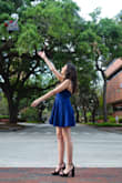 I wore this for my college graduation pictures and I felt incredibly confident. I did have to take the dress somewhere to have the straps shortened, but that is pretty common for me. - Samantha A.