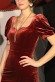Despite ordering the XS this dress was definitely too big to be the bodycon style it looks like. However, it is absolutely gorgeous and great quality. I took it in at the waist to make it fit for these pictures. I definitely recommend this dress, just order down a size if you can! - Emmy L.