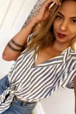 Perfect for a day out with the girls! I got a small. It fits a little more on the loose side but it's absolutely perfect - Francesca E.