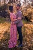 I loved this dress for some quarantine engagement photos! I did end up pinning the front just slightly. It was a tad long but that didn't bother me. - Tiffany S.