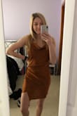 This dress totally reminds me of the Flintstones but is so so so fun, fits AMAZINGLY, and can easily be dressed up and down depending on the occasion. - Joelle C.