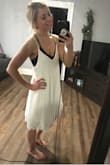 It is such a nice, summer dress. The material is good quality and not see through. The length is perfect. I would definitely recommend! - Rhiannon H.