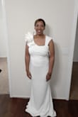 I ordered a size larger anticipating alterations. It fits me perfectly! Very pleased with my purchase! - Jennifer M.