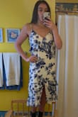 Came very fast! The dress seems to be very good quality. It is a little big, but I'm going to stay with this size because I've never been smaller than a medium. I needed a very specific dress for sorority formal recruitment and this came up first and works perfectly! Very pleased. - Julie G.
