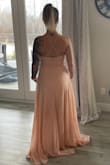Great fabrics, colour is on point. Fits a tiny bit on the bigger side but I wouldn't change my size choice. Absolutely love these dresses I chose for my lovely bridesmaids to wear for my wedding day!!!! Xo - Kelsey S.