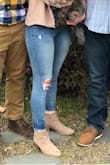 These booties are super comfortable and cute! I can wear them for hours without my feet hurting! They are perfect for going out and working! Definitely recommend! - Taylor M.