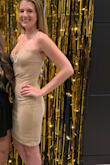A staple champagne dress for nye. However, it does show every curve. - Monica A.