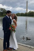 We had to postpone our wedding due to the pandemic and my original dress was at the fitters without the alterations finalized. I ordered this dress online for our socially distanced elopement and it fit amazing, was so comfortable, and made me feel amazing. Thank you Lulus for helping to make our day so special! - Amanda D.