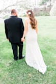 I ordered this dress 2 weeks after I got engaged! I kept looking for 6 months but never found one nearly this beautiful for this price. I had my mom sew a pretty "ribbon" we found at a craft store over the straps to make it more formal looking. I wore a trumpet slip under it to add some body to the bottom of the dress and sewed in some bra inserts so I could go braless! This dress was so comfortable and photographed beautifully. I will recommend to anyone that is looking to save a ton of money on their wedding dress and still look like a million bucks! d Thank you Lulus!!! - Hallie W.