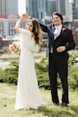 This was my coronavirus wedding dress! It was about 2 inches too long and I couldn't get it altered (closed) but it didn't matter too much. It hides all the issue spots and is cut so flattering. I have recommended it soooo many times to people. The lace is beautiful. You won't regret this purchase. - Shelby S.