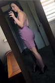 I absolutely love this dress. I sized down because of other reviews but I wish I would've gotten a small instead of an XS; I lift and workout so I have a bit of an athletic build. The color is beautiful, the fabric is thick and feels like it is good quality, and the dress hugs in all the right places. I'll probably end up getting it in another color as well!! - Ashly H.