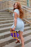 I measured my body and I was true to a size large! It fit perfectly and very nice quality. - Madelyn F.