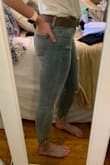 These jeans are amazing! They make your butt look good, have the cute distressed detail but on top of that are SO comfortable! I wish they had this pair in every color/wash because I would buy them all. Definitely my new go-to pair. - Hope R.