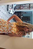 I have gotten so many compliments wearing this dress! I did have to buy a sticky backless bra to accommodate, which isn't the most comfortable. But! The dress is very cute and casual! - Rachel D.