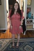 This dress can be casual or can be dressed up! Love, love it. I think it would fit a little better for someone with a slightly smaller bust, but I still love it. - Lindsay C.