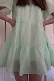 I've never owned a dress like this before! It has some volume but is also lightweight, and the color is perfect. The only thing is that it seems to wrinkle easily, but other than that it's a great dress! - Melanie M.