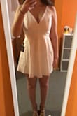 I ordered this for grad pics and love it! It's a little short but not too much. - Molly B.