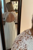 I never buy clothes online, but I was in a pinch for my upcoming wedding and I'm amazed with how perfect this fit! It's so flattering and beautiful! - Andrea K.