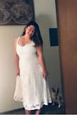 The dress fit perfect and I loved it! Was exactly what I was looking for. Was supposed to wear for my small outdoor wedding this year that had to be postponed to next year because of covid but am so so excited to wear it next year! Also it has pockets! - Emma W.