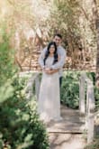 Wore for elopement announcement photos! Loved the dress but i would suggest getting it hemmed if you are under 5'6. It is also very heavy fabric so I would not recommend to wear it on a hot summer day like I did. It does not breathe but it is so flowy and fun! - Brittney T.