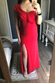 I am planning on wearing this dress to a wedding (after the stay-at-home order is over, of course). It fits well but I think I could size down to a small still as the fabric has a little stretch to it and I have a small bust. - Viviana M.