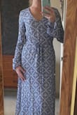 This dress is perfect! The design makes me look slim and curvy. I'm flat-chested, but the neckline didn't go down too low so it fit perfectly. The length is perfect for sandals. The color is just as described and the material is light enough that it can be worn in warmer weather. I only wish they had this design in more colors! - Katherine C.