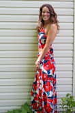 this is one of those dresses that look perfect for many occasions! Bought a small, because I have a tiny waist, long torso, and am very tall, but wish I'd gotten an extra small, so I could pull the skirt up my waist a little higher and have it stay up while I'm walking around. Nothing a quick pin or trip to get it altered couldn't fix! - Becky C.