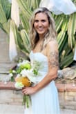 Ladies! This dress was PERFECT. Due to Coronavirus we had to postpone our wedding, but still wanted to have a small ceremony to officially tie the knot. This dress was the ideal balance between backyard casual and flowy chic. - Kelsey G.