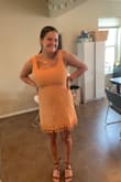 Tassels cute, all around great dress, bra shoes a little on the side - Rachel S.