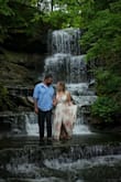 I was nervous ordering online but this is seriously the most beautiful dress I could of ever imagined wearing! It fit true to size and went perfect for my engagement pictures. If your hesitant on ordering this dress, let me tell you, ORDER IT ! You will not be disappointed - Heather W.