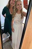 We were married in the middle of this crazy quarantine and Lulus had our back! My dress arrived timely, it was absolutely beautiful and fit true to size. Thank you to the employees at Lulus who got me this dress for my last minute elopement and for making my day what it was. - Victoria M.