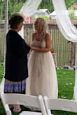 I wore this dress for my quarantine wedding and it was an absolute dream. It fit perfectly, was very well made and the amount of glitter was perfect. I couldn't have been happier with my dress, the value and the quality was outstanding. - Angelica G.