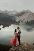 This dress made for the best engagement photos. It flowed beautifully in the wind, hugged my body well, and was easy to walk around in. I loved the color contrasting against the scenery. My only complaint it that it wrinkles pretty easily, but the material is forgiving enough that wrinkles aren't super obvious. I'm tempted to buy this in different colors! - Jayne K.